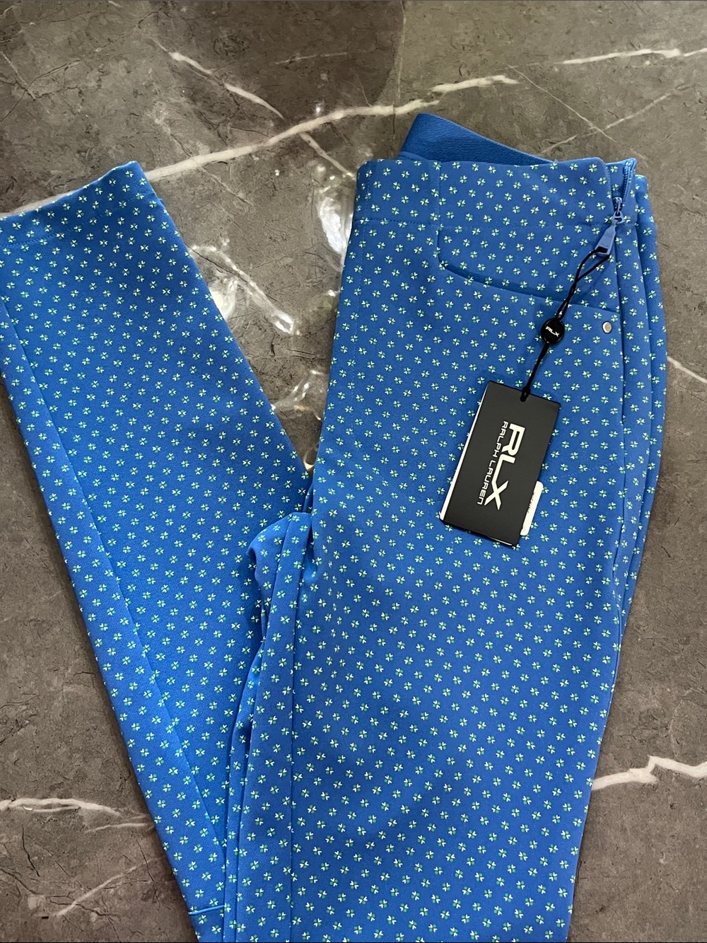 Ralph Lauren RLX Bright Blue Printed Slim Women’s Jeans